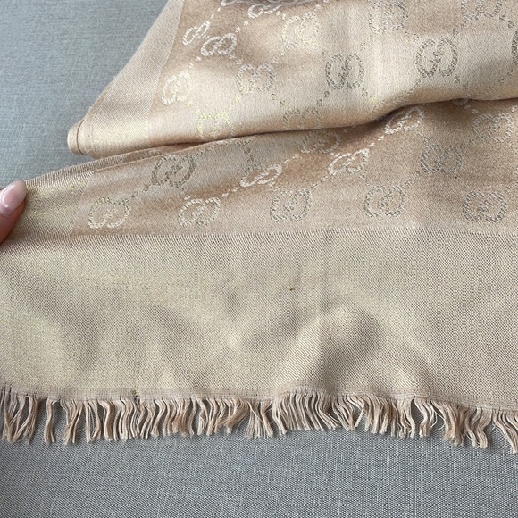 Gucci GG JACQUARD KNITTED SCARF - Picture 6 of 8